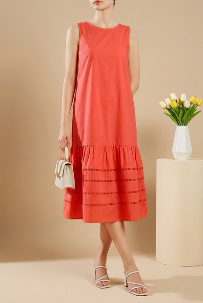 L61->77 - Linen Blend Dress