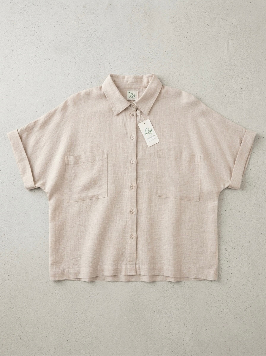 L171->173 - 100% Linen Short Sleeves