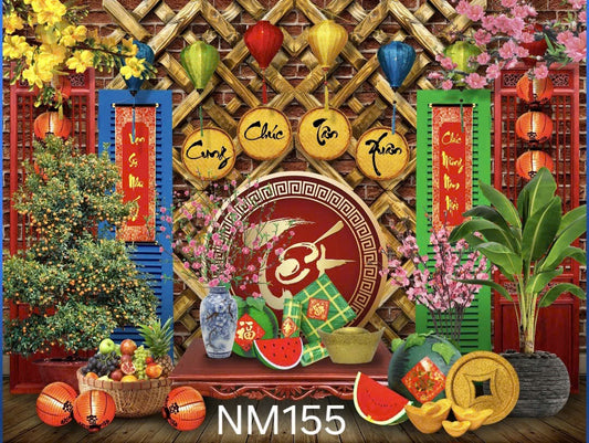 NM155 - Tet Backdrop (Phông Nền Tết 2026)