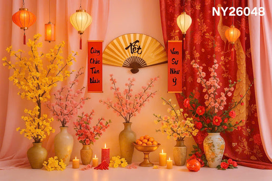 NY26048 - Tet Backdrop (Phông Nền Tết 2026)