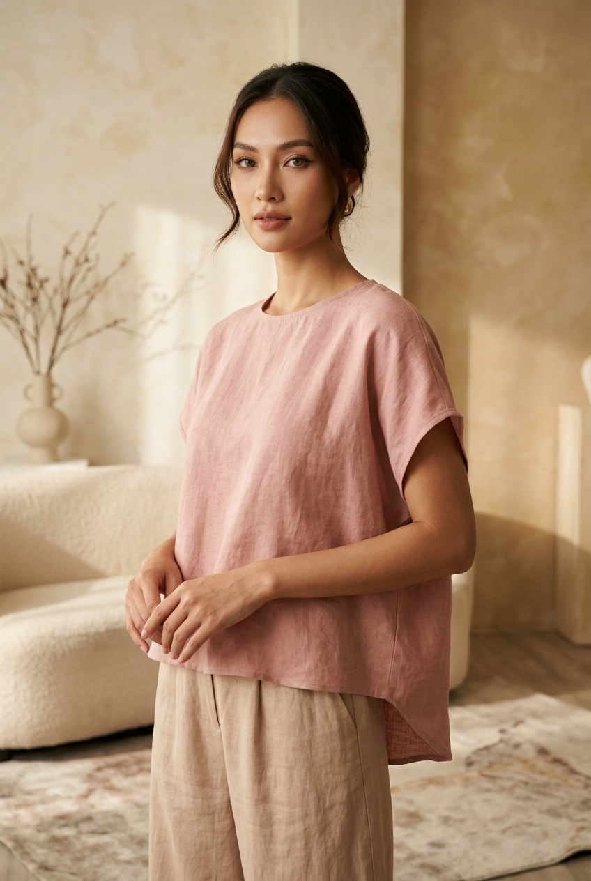 L83/L88 - Áo Linen Tay Dơi