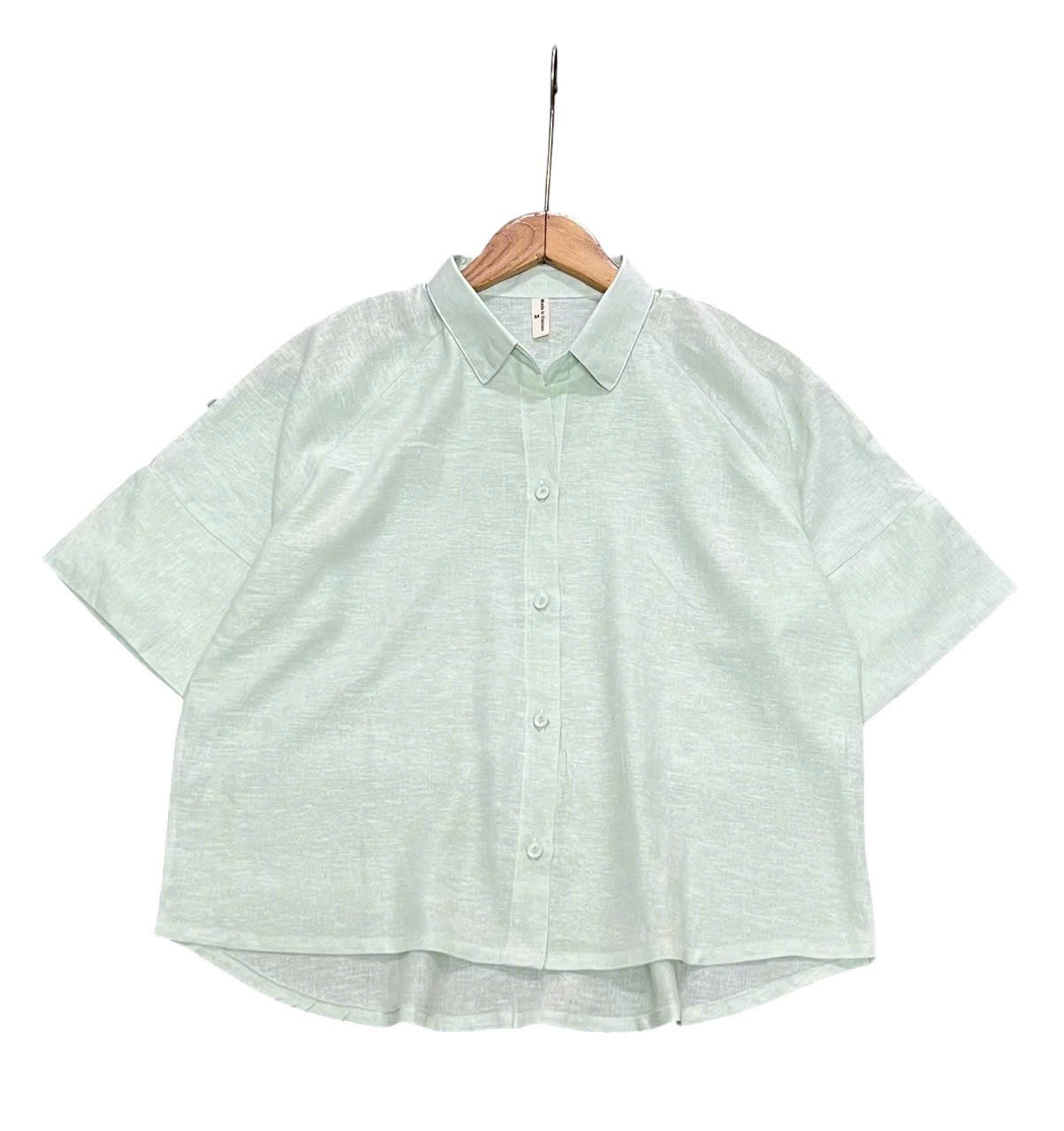 L70->L76 - Linen Shirt Short Sleeves