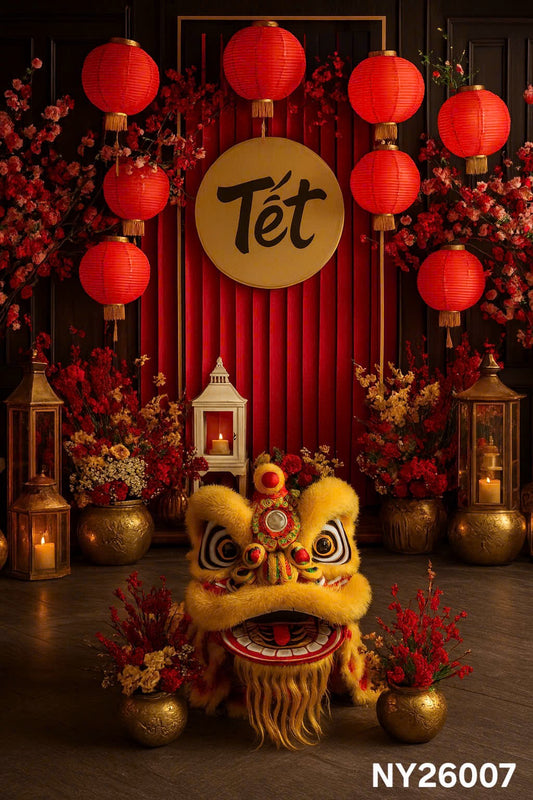 NY26007 - Tet Backdrop (Phông Nền Tết 2026)