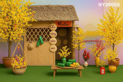 NY26055 - Tet Backdrop (Phông Nền Tết 2026)