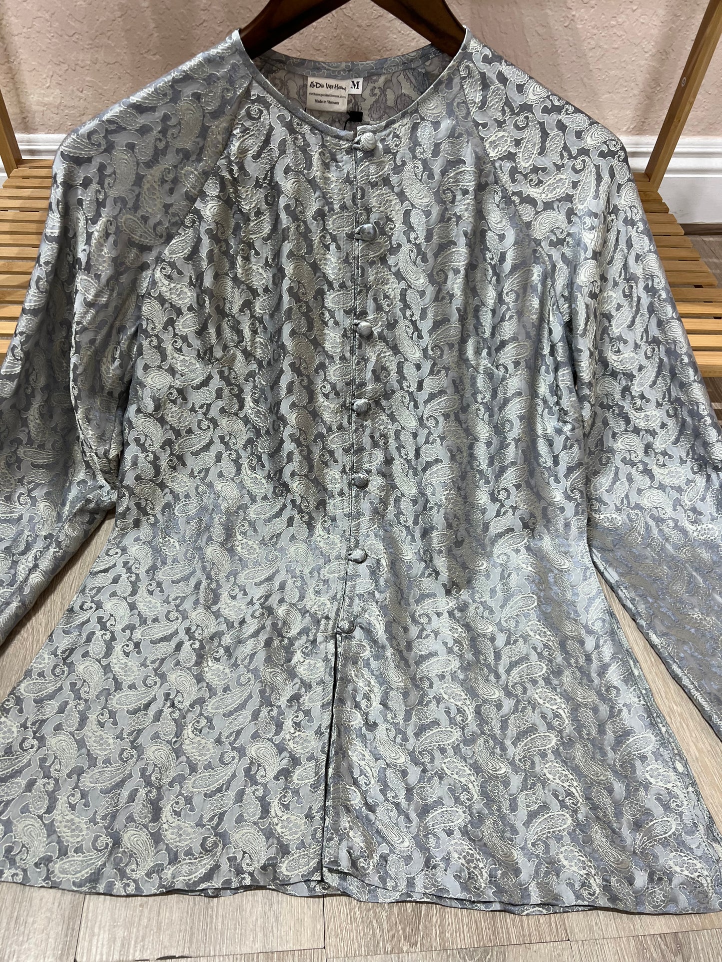 B1 - Áo Bà Ba Lụa Tơ Tằm Nha Xá