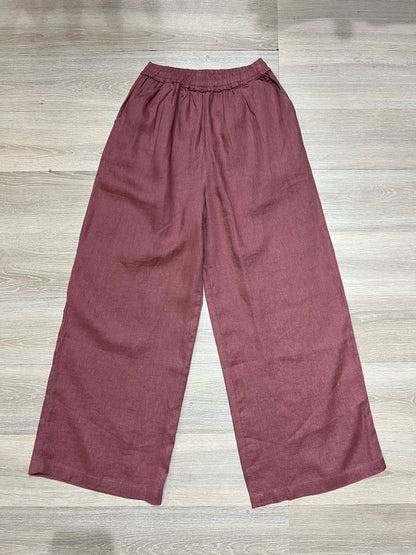 L85->90 - Elastic Waist Relaxed Linen Pants | European Linen
