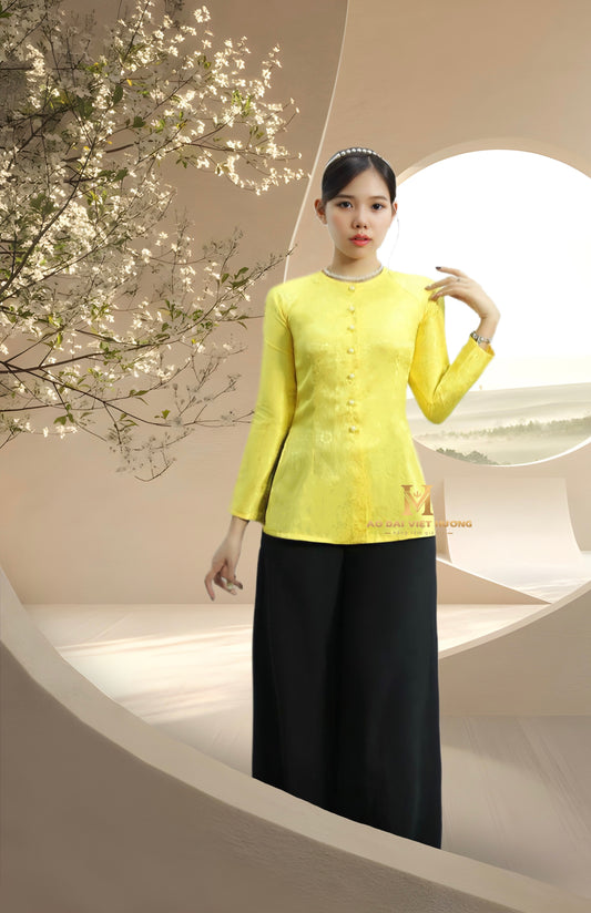 B40 - Áo Bà Ba Bright Yellow