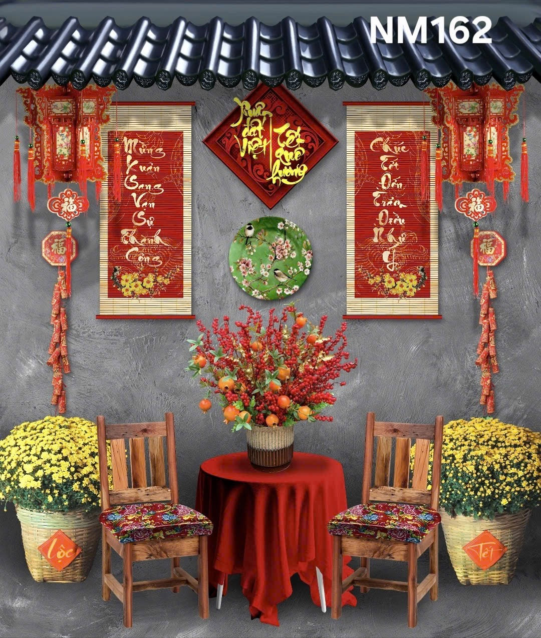 NM162 - Tet Backdrop (Phông Nền Tết 2026)