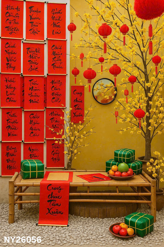 NY26056 - Tet Backdrop (Phông Nền Tết 2026)