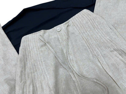 L28->49 - Quần Linen Blend Xếp Ly
