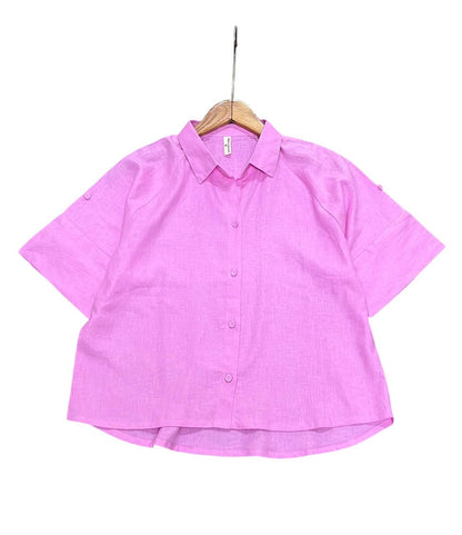 L70->L76 - Linen Shirt Short Sleeves