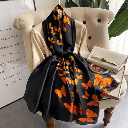 K22 - Silk Scarf Black