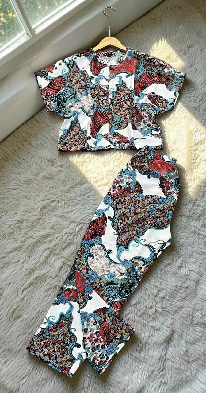 L27->32 - Set Đồ Bộ Lụa Mango | Kèm Quần