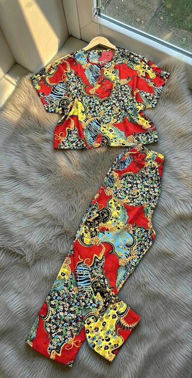 L27->32 - Set Đồ Bộ Lụa Mango | Kèm Quần