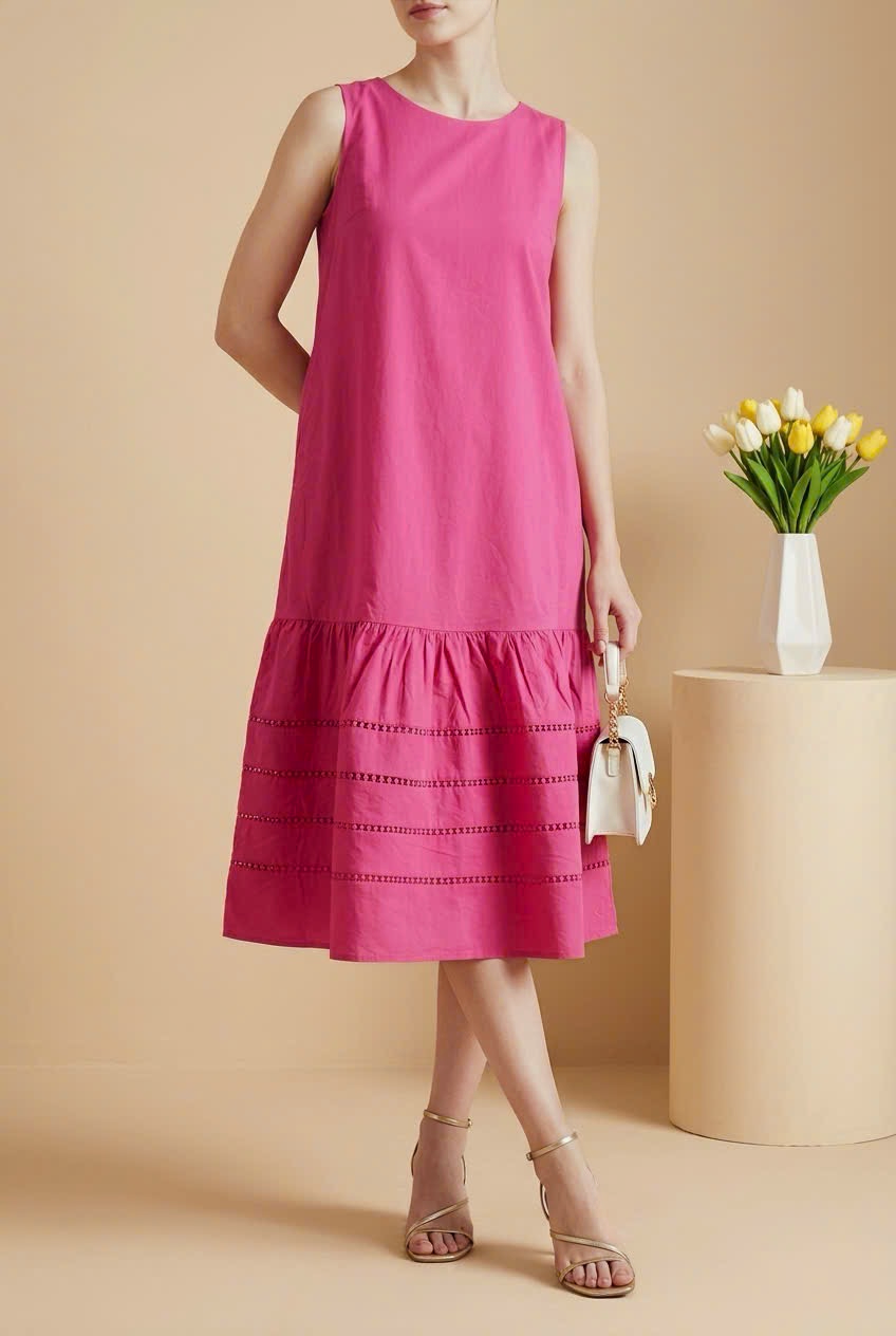 L61->77 - Linen Blend Dress