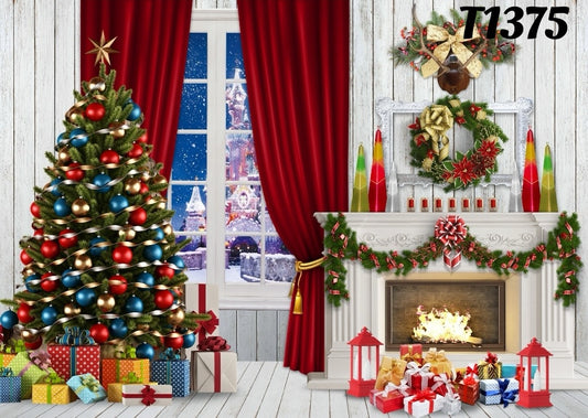 T1375 - Christmas Backdrop (Phông nền Giáng Sinh)❗️PRE-ORDER❗️