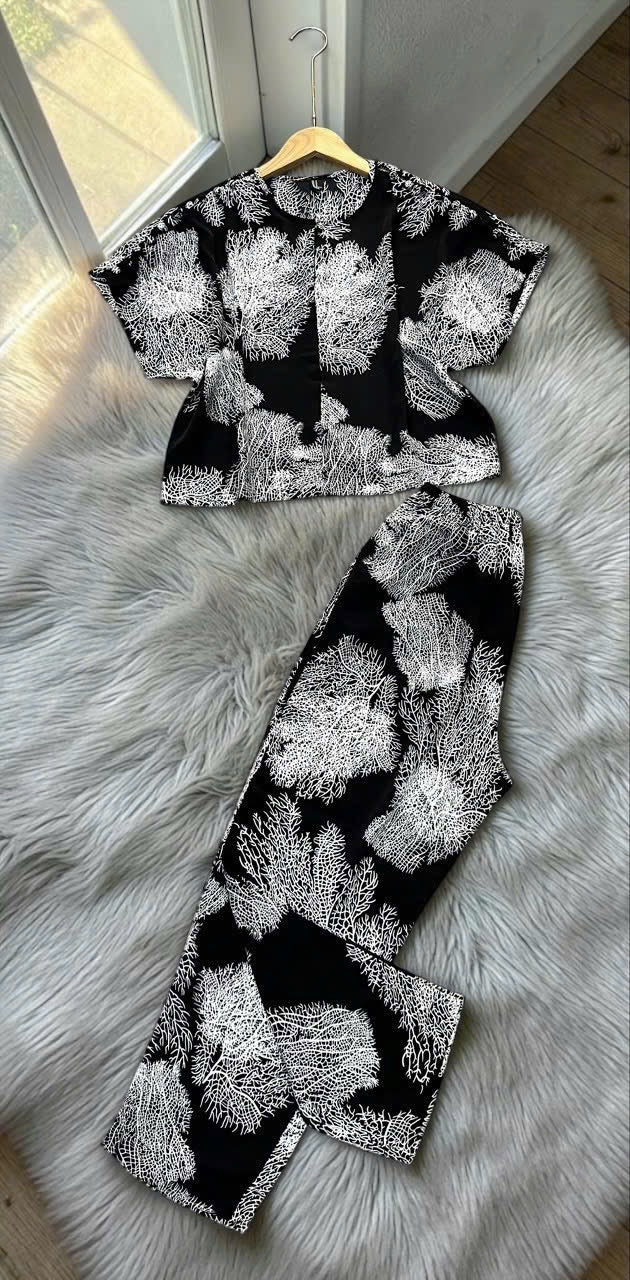 L27->32 - Set Đồ Bộ Lụa Mango | Kèm Quần