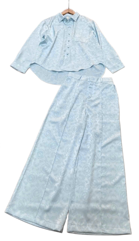 L1->8 - Set Sơ Mi Lụa