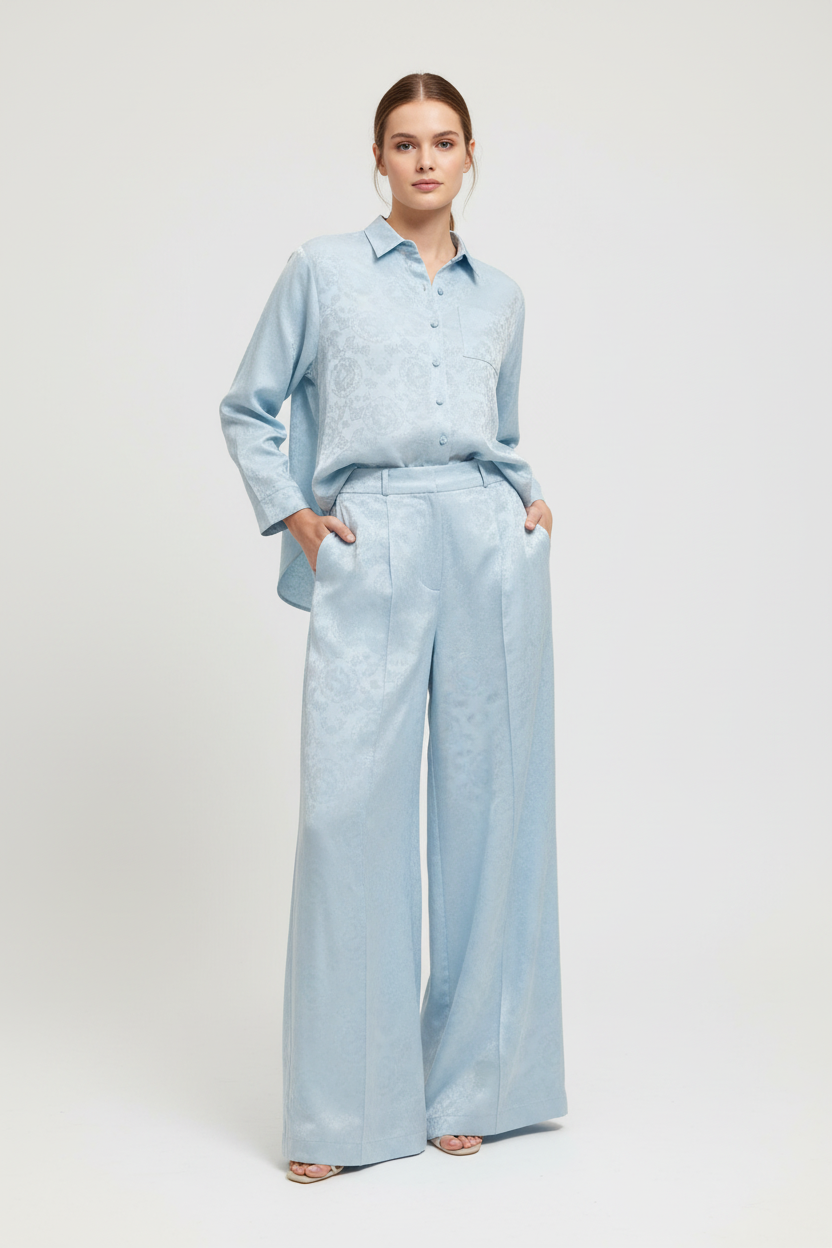 L1/L7/L8 - Set Sơ Mi Lụa Châu Giang