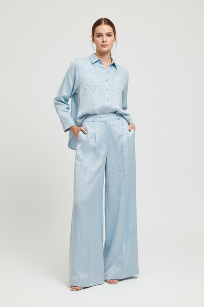 L1/L7/L8 - Set Sơ Mi Lụa Châu Giang