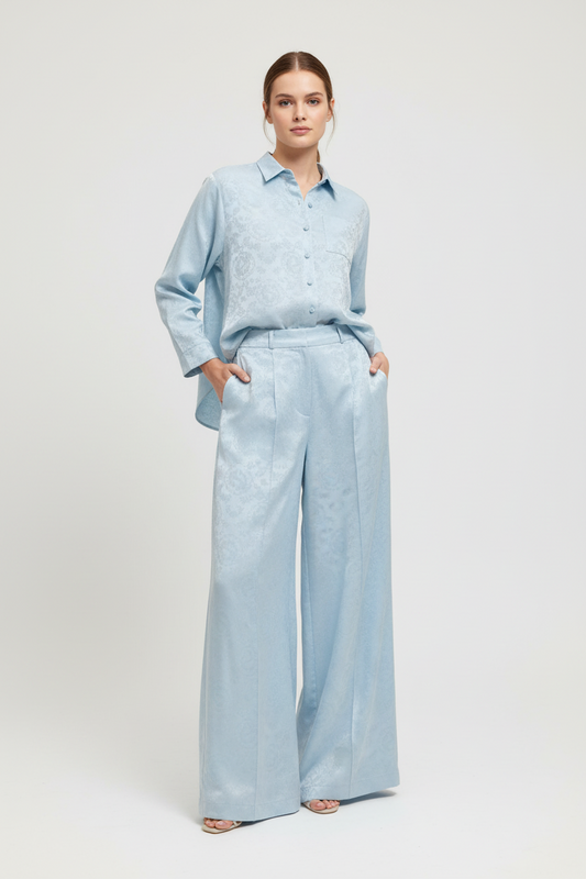 L1->8 - Set Sơ Mi Lụa