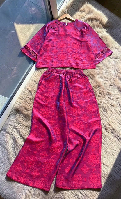 L9->14 - Set Tencel Pháp Phục Tay Xếp Ly | Kèm Quần