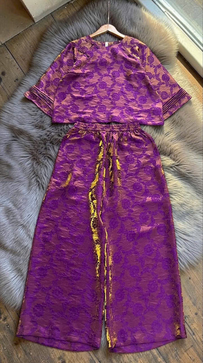 L9->14 - Set Tencel Pháp Phục Tay Xếp Ly | Kèm Quần