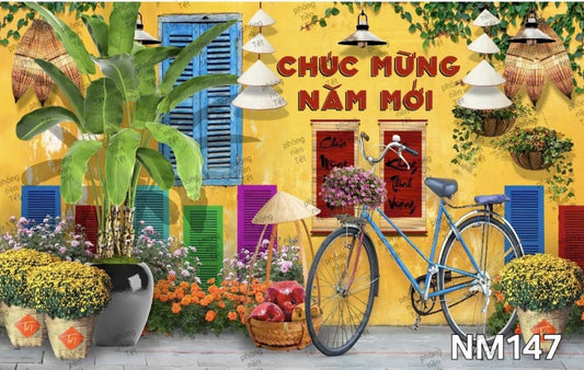 NM147 - Tet Backdrop 2025 (Phông Nền Tết 2025)