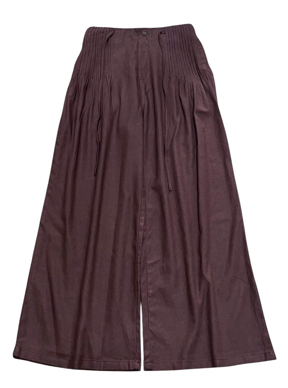 L28->49 - Quần Linen Blend Xếp Ly
