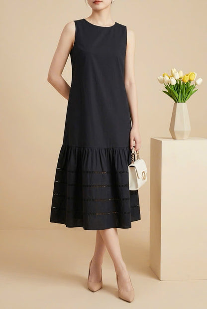 L61->77 - Linen Blend Dress
