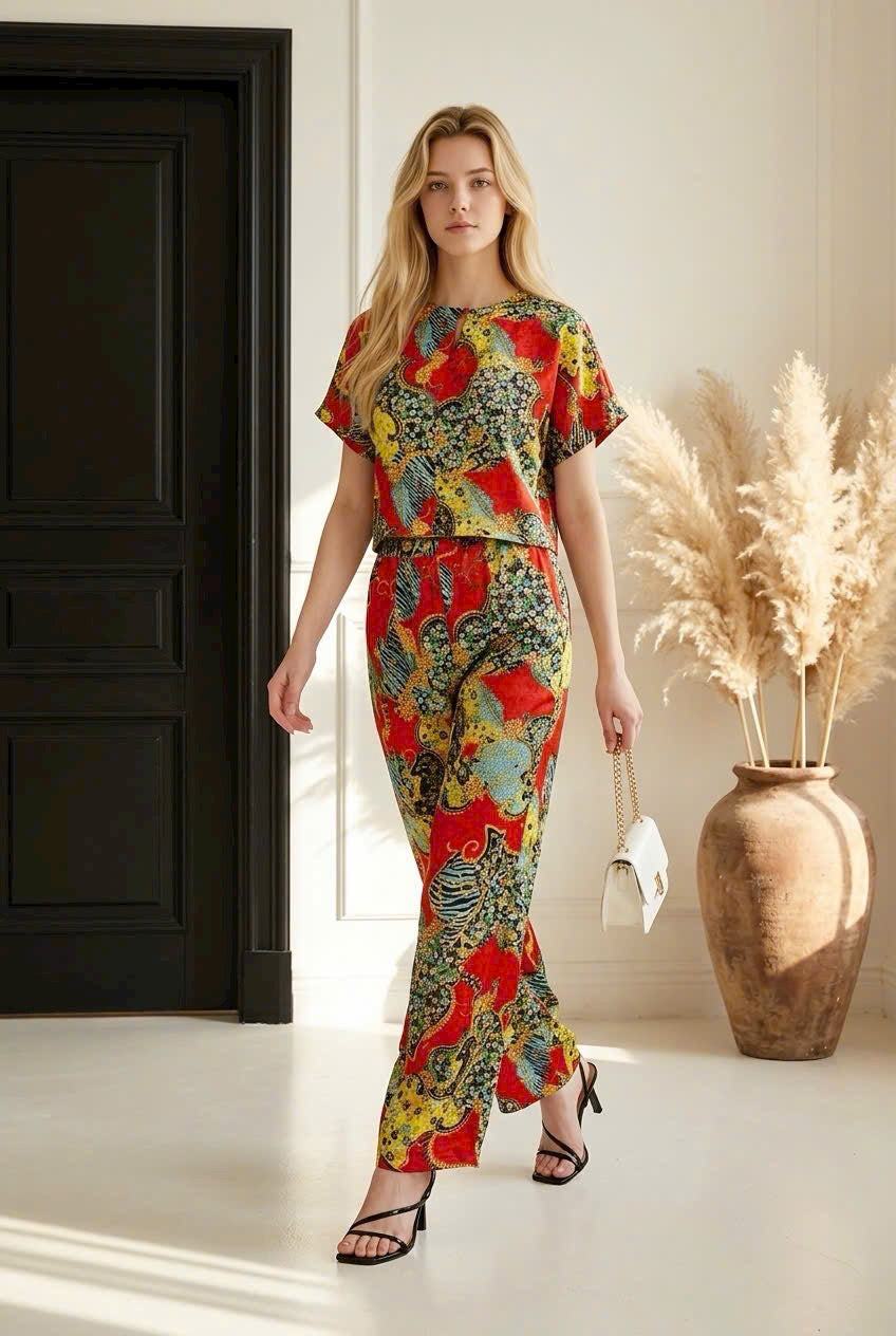 L27->32 - Set Đồ Bộ Lụa Mango | Kèm Quần