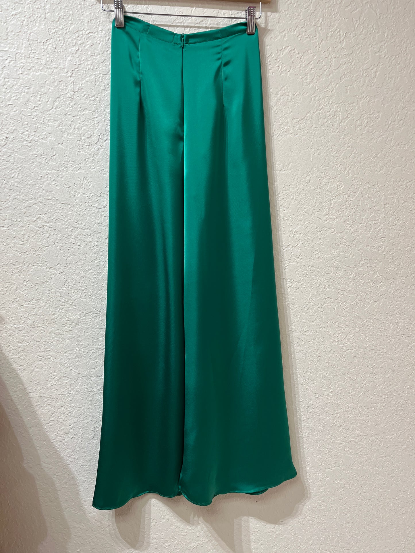 A71 Pants - Regular Pants Forest Green Tô Châu Silk