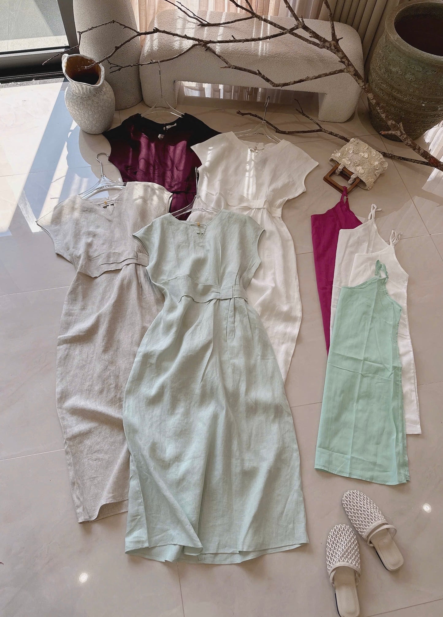 L124->127 - Dress Linen