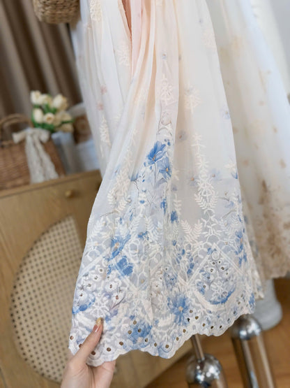 S33->36- Skirt Voan Thêu