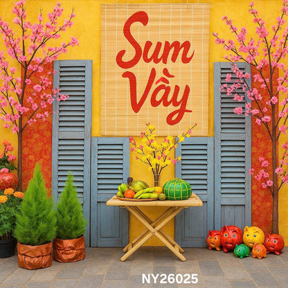 NY26025 - Tet Backdrop (Phông Nền Tết 2026)