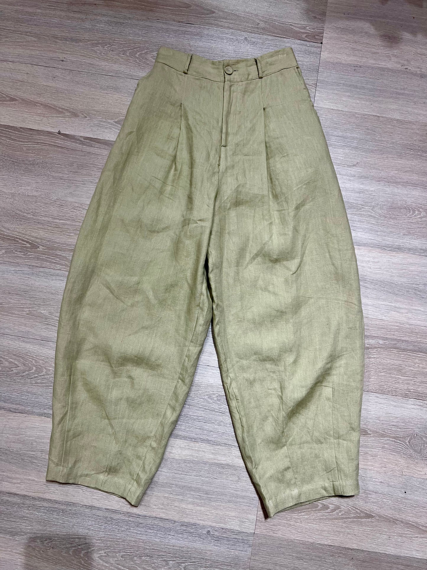 L120/121/123 - Quần Linen Baggy. Final sale (no return/exchange)