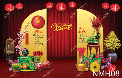 NMH08 - Tet Backdrop 2025 (Phông Nền Tết 2025)