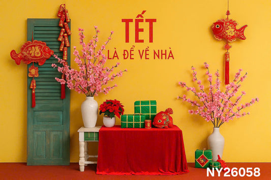 NY26058 - Tet Backdrop (Phông Nền Tết 2026)