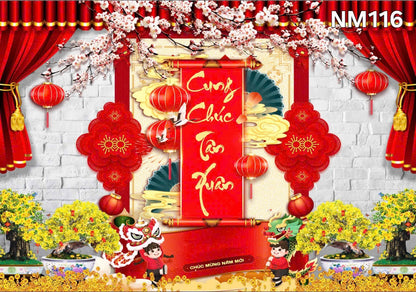 NM116 - Tet Backdrop (Phông Nền Tết 2026)