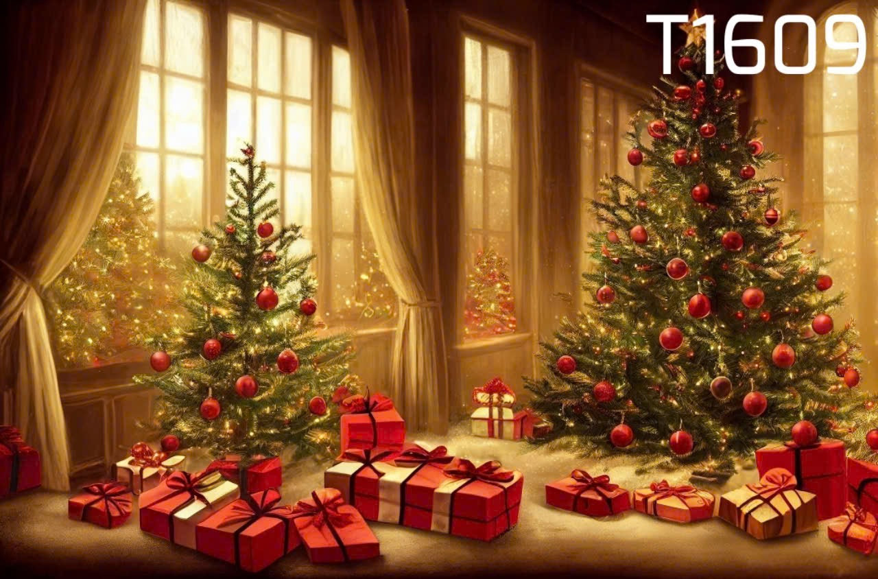 T1609 - Christmas Backdrop (Phông nền Giáng Sinh)❗️PRE-ORDER❗️