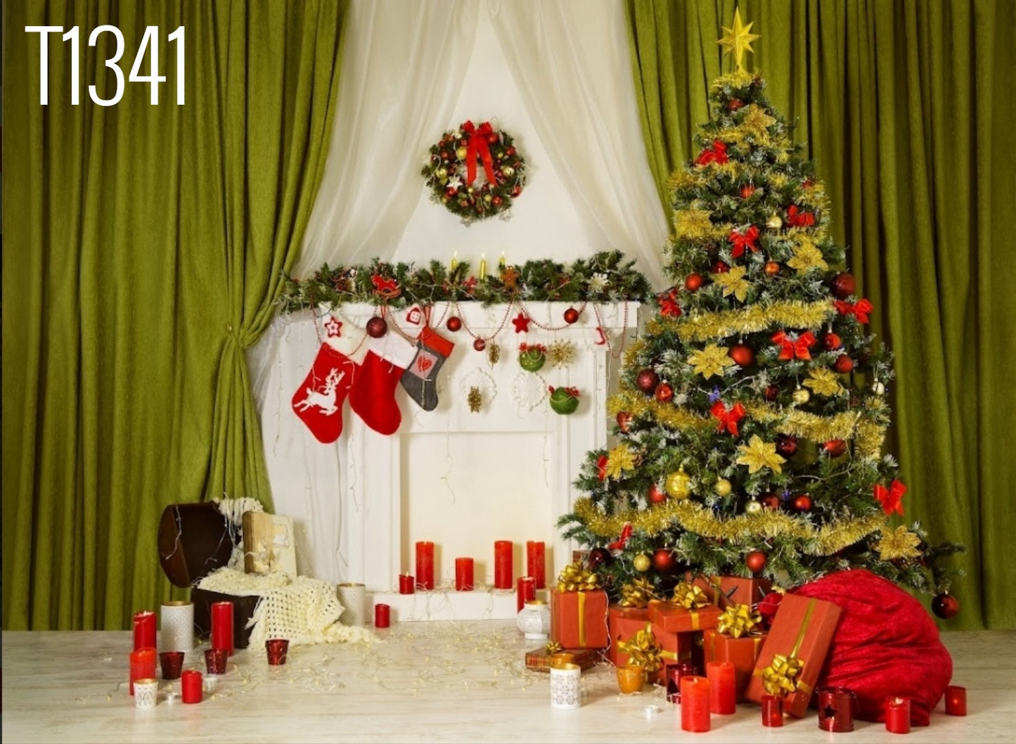 T1341 - Phông Nền Giáng Sinh (Phông nền Giáng Sinh)❗️ĐẶT HÀNG TRƯỚC❗️
