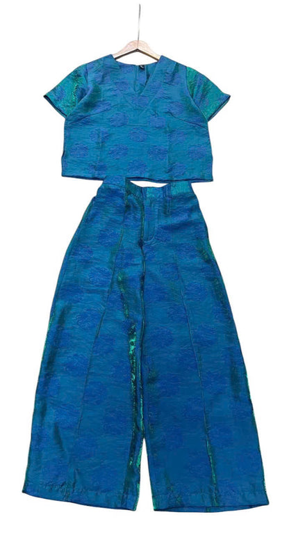 B42->46 - Set Áo tơ Tencel cổ Vậy
