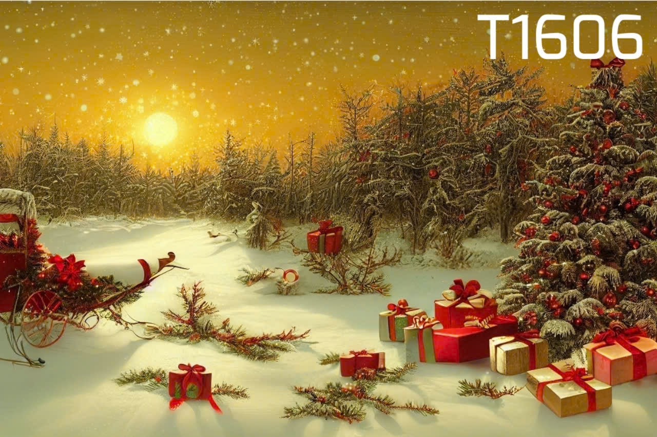 T1606 - Christmas Backdrop (Phông nền Giáng Sinh)❗️PRE-ORDER❗️