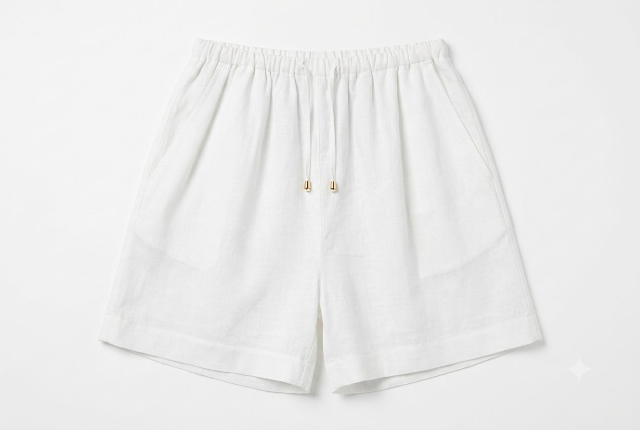 L108->L111 - 100% Linen Short Pants