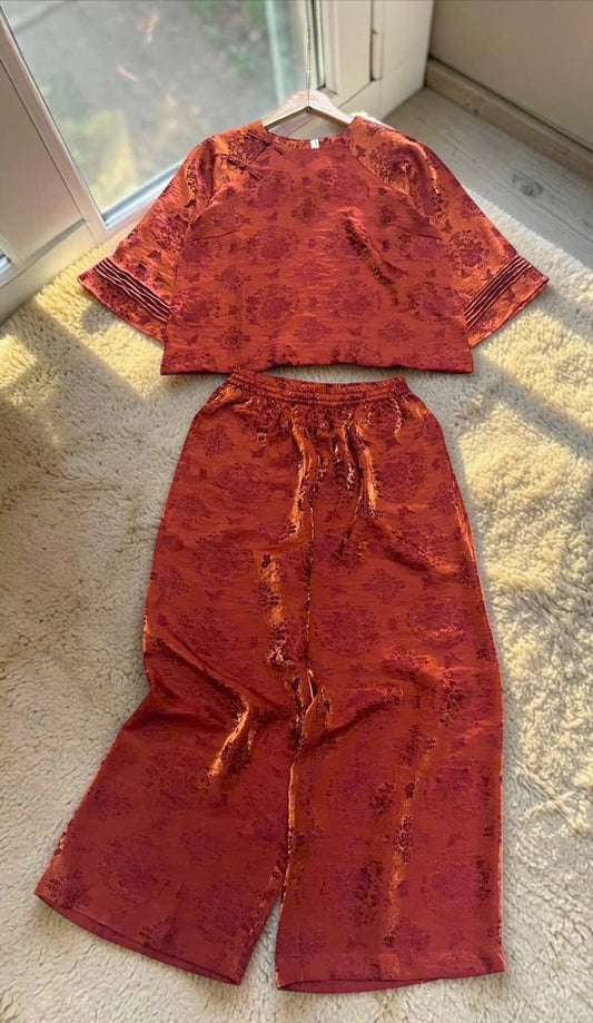 L9->14 - Set Tencel Pháp Phục Tay Xếp Ly | Kèm Quần