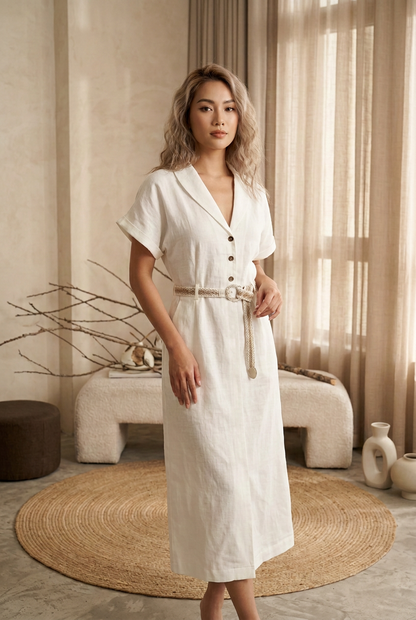 L179/180 - Dress Linen kèm belt