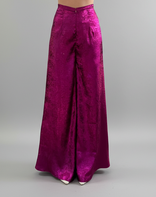 R46 - Regular Pants Nhũ Tím Hồng (quần ống xéo)