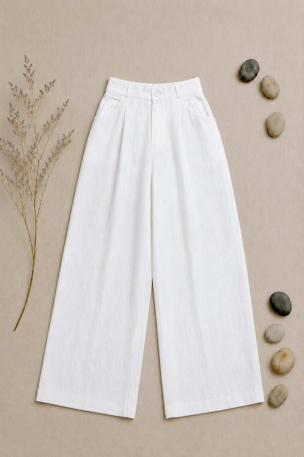 L119->135 - Quần Linen Châu Âu Suông Ống Đứng