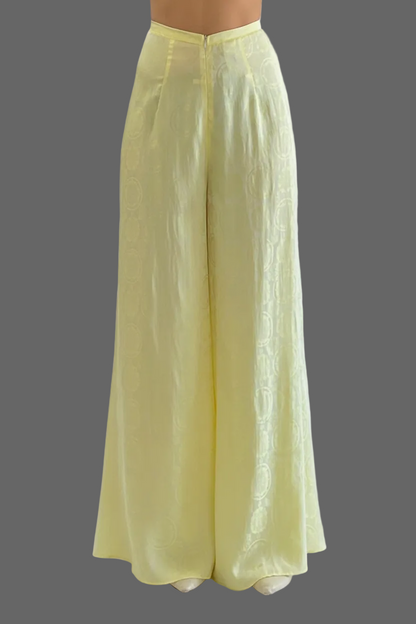 R28 - Flared Pants Light Yellow | Quần Ống Xéo