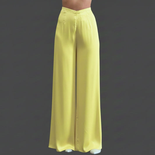 R23 - Yellow Ánh Sao Silk Regular Pants
